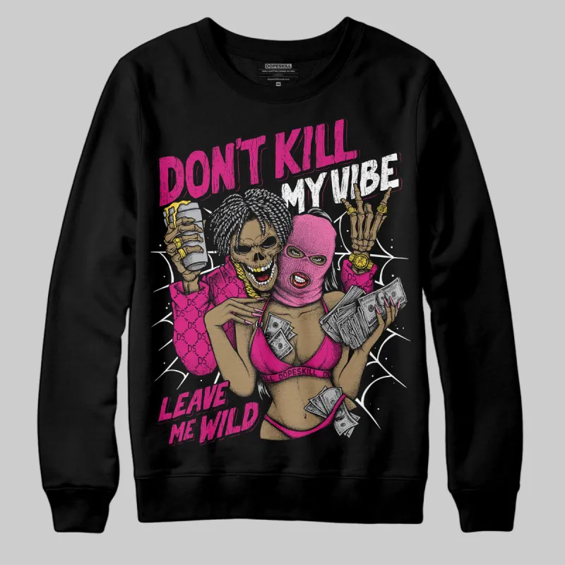 Rick RO Pink Leather Sneakers DopeSkill Sweatshirt Don't Kill My Vibe Graphic sold by DopeSkill