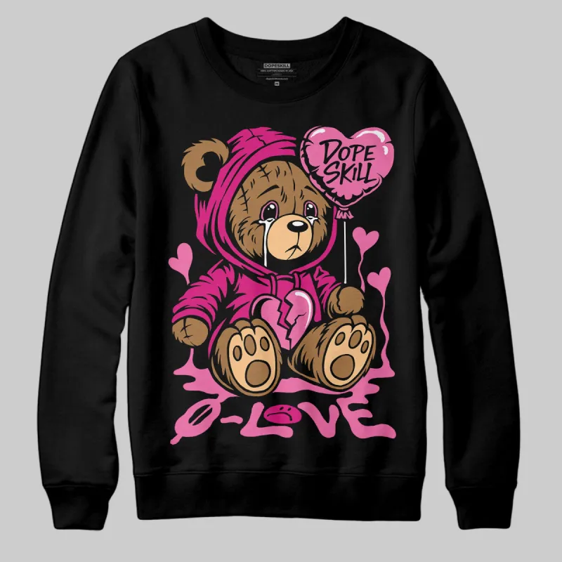 Rick RO Pink Leather Sneakers DopeSkill Sweatshirt Broken Bear Graphic sold by DopeSkill