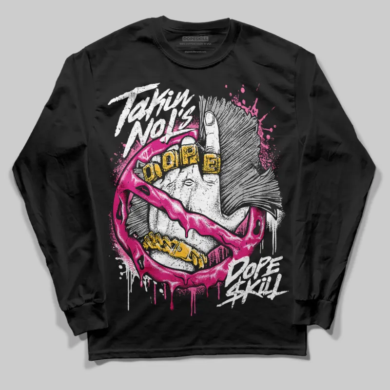 Rick RO Pink Leather Sneakers DopeSkill Long Sleeve T-Shirt Takin No L's Graphic sold by DopeSkill