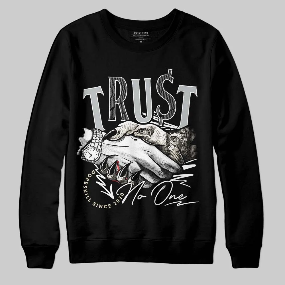 Reverse Metallic 5s DopeSkill Sweatshirt Trust No One Graphic sold by DopeSkill product image thumbnail 2