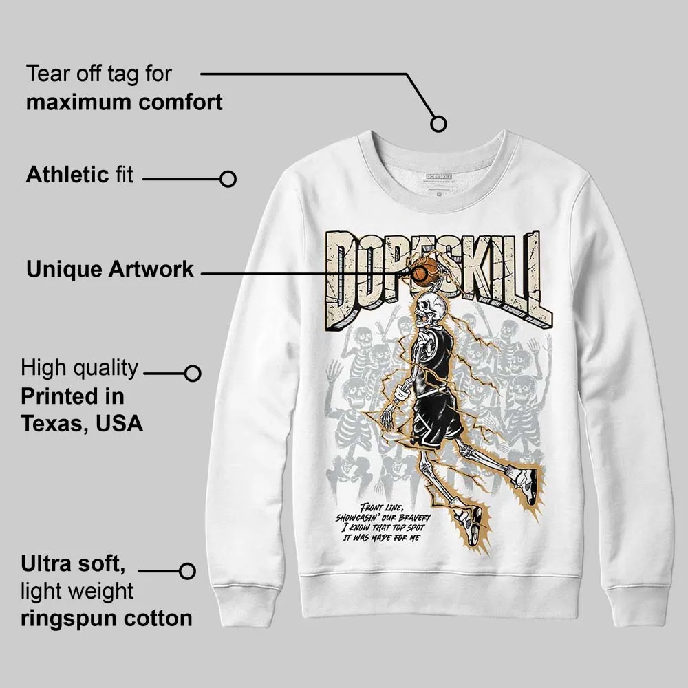 Reverse Metallic 5s DopeSkill Sweatshirt Thunder Dunk Graphic sold by DopeSkill product image thumbnail 3