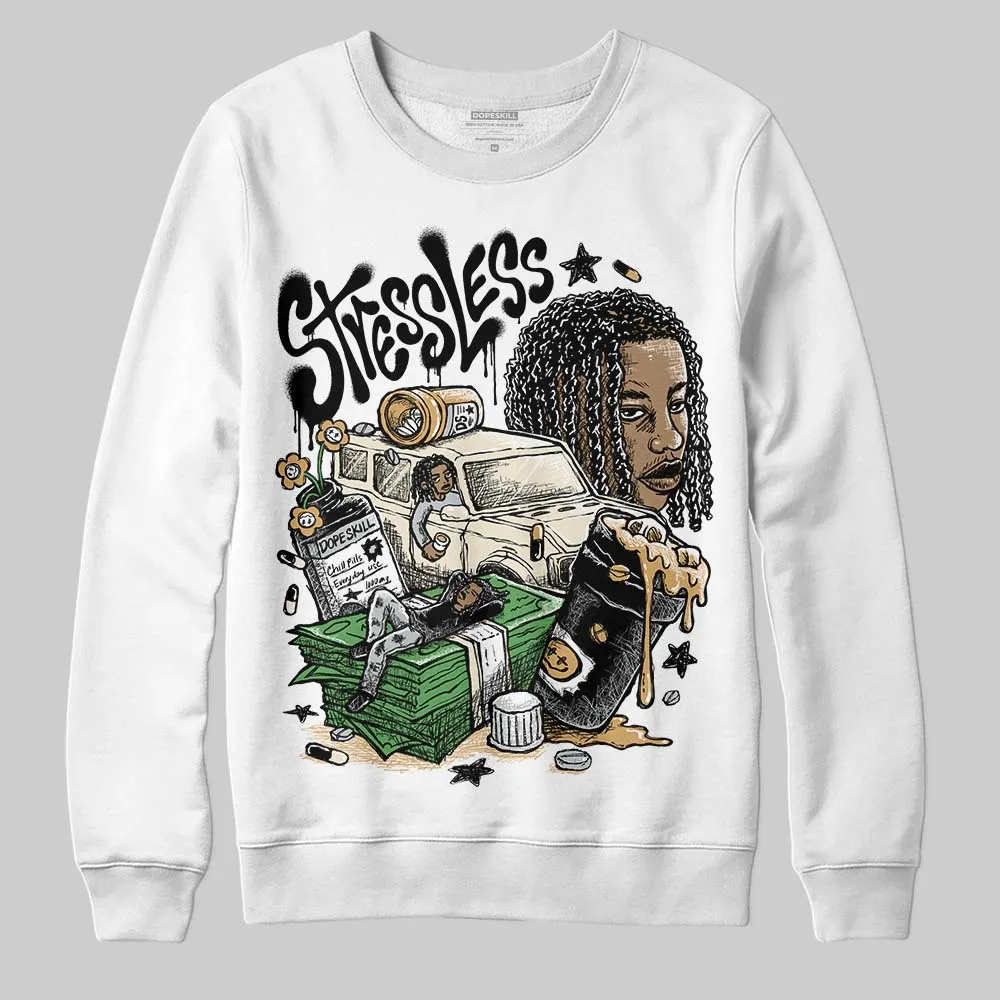 Reverse Metallic 5s DopeSkill Sweatshirt Stressless Graphic sold by DopeSkill