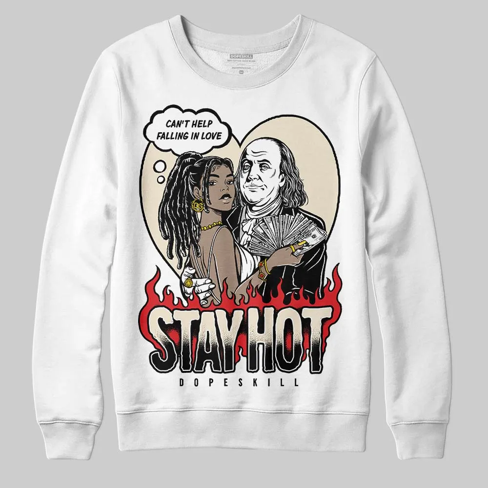 Reverse Metallic 5s DopeSkill Sweatshirt Stay Hot Graphic sold by DopeSkill