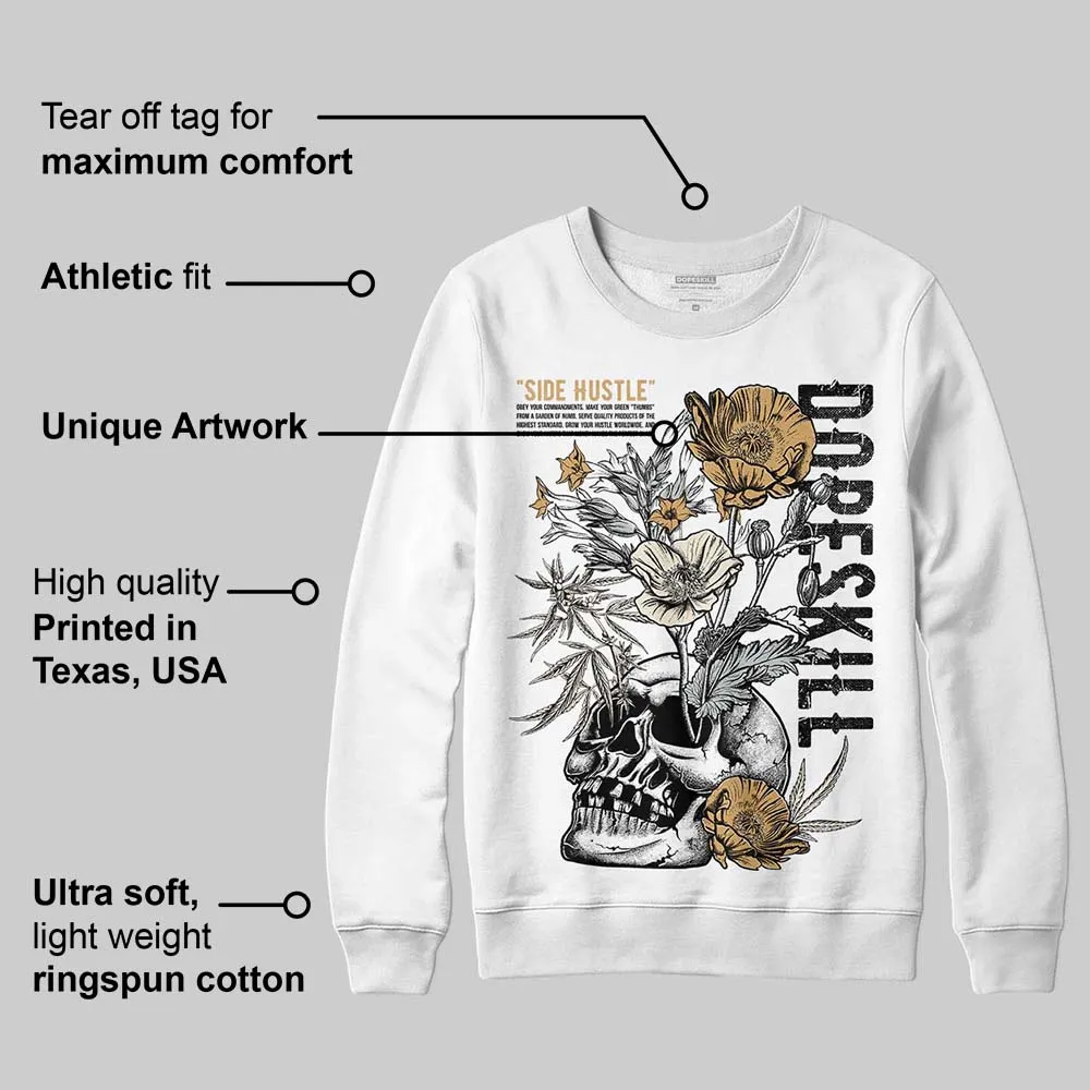 Reverse Metallic 5s DopeSkill Sweatshirt Side Hustle Graphic sold by DopeSkill product image thumbnail 3