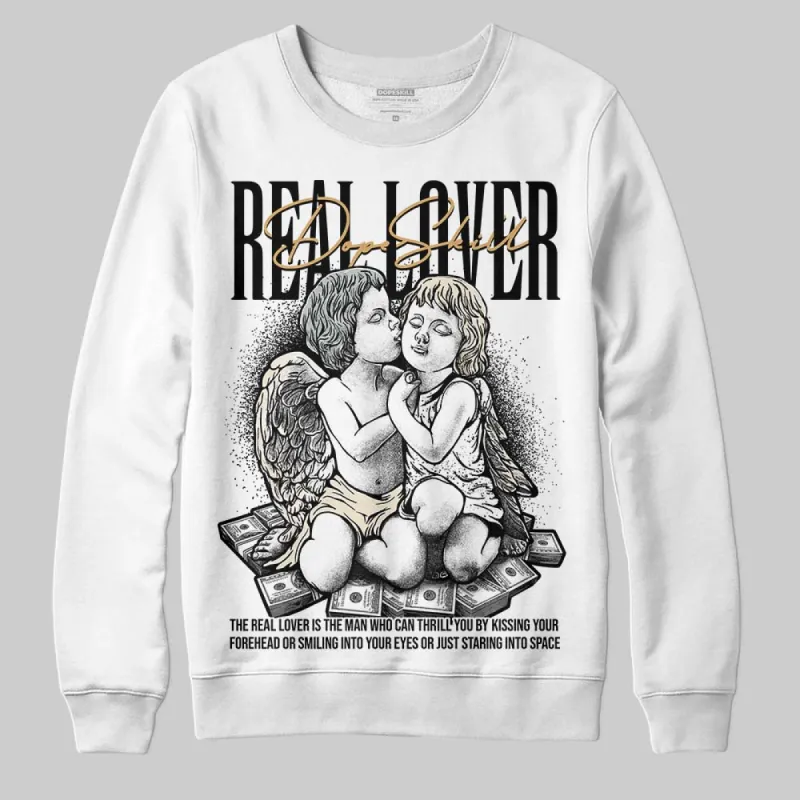 Reverse Metallic 5s DopeSkill Sweatshirt Real Lover Graphic sold by DopeSkill