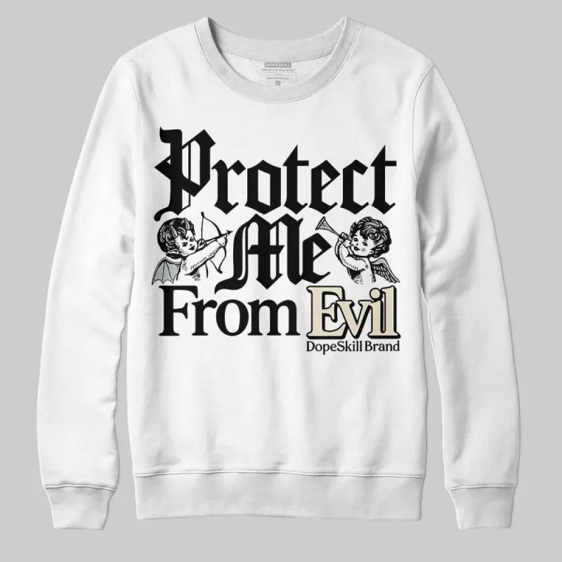 Reverse Metallic 5s DopeSkill Sweatshirt Protect Me From Evil Graphic sold by DopeSkill