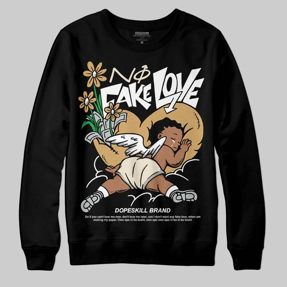 Reverse Metallic 5s DopeSkill Sweatshirt No Fake Love Graphic sold by DopeSkill product image thumbnail 2