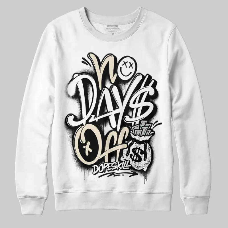 Reverse Metallic 5s DopeSkill Sweatshirt No Days Off Graphic sold by DopeSkill