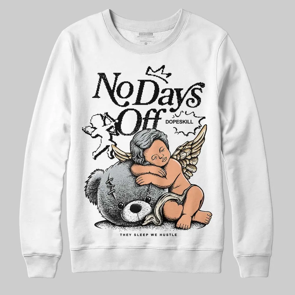 Reverse Metallic 5s DopeSkill Sweatshirt New No Days Off Graphic sold by DopeSkill