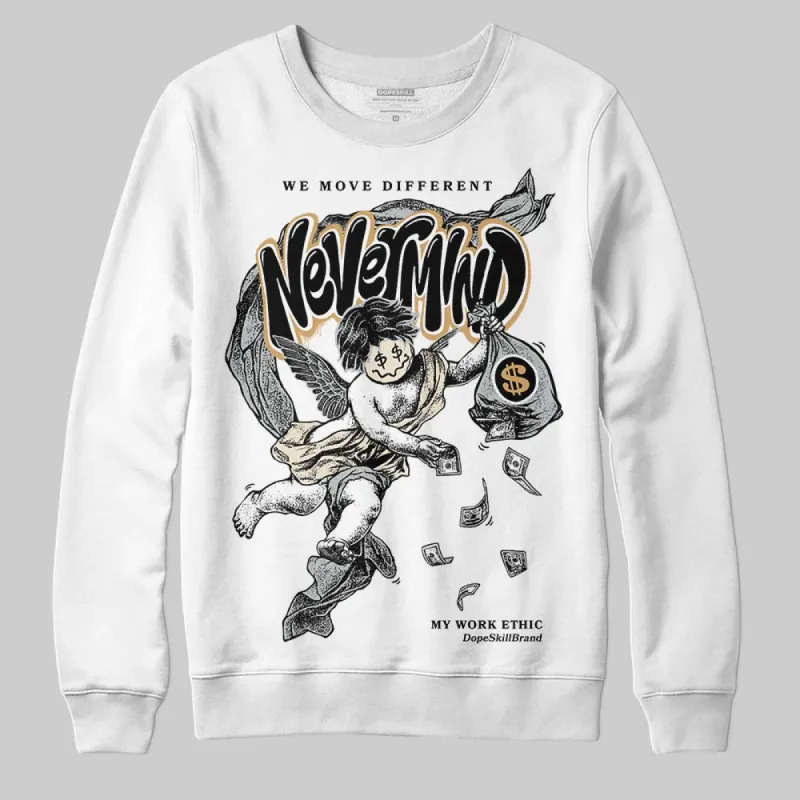 Reverse Metallic 5s DopeSkill Sweatshirt Nevermind Graphic sold by DopeSkill