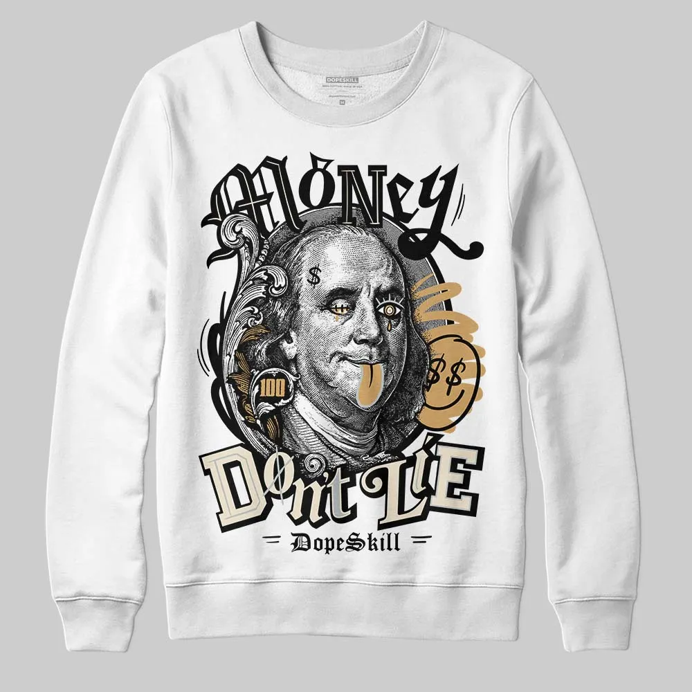 Reverse Metallic 5s DopeSkill Sweatshirt Money Don't Lie Graphic sold by DopeSkill