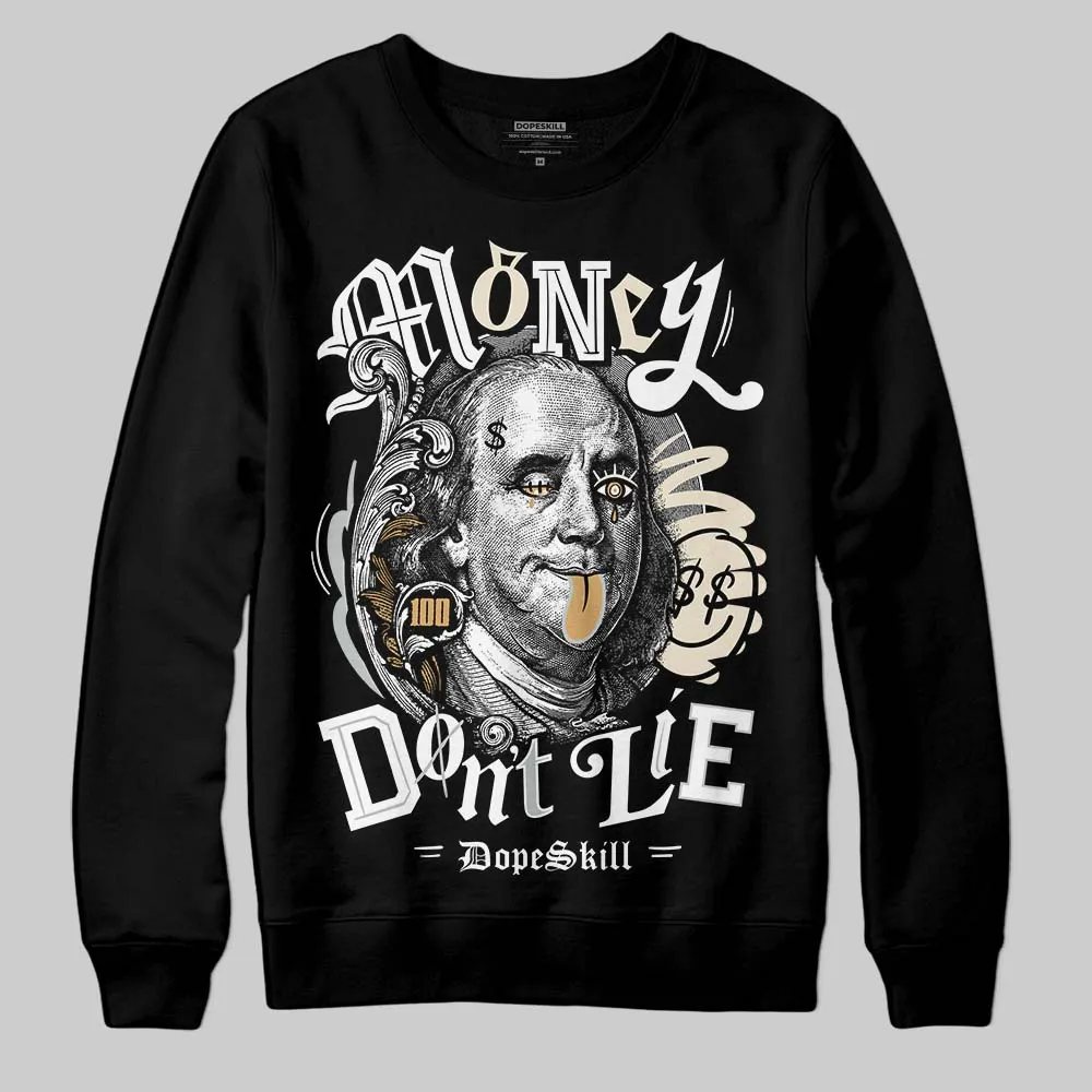 Reverse Metallic 5s DopeSkill Sweatshirt Money Don't Lie Graphic sold by DopeSkill product image thumbnail 2
