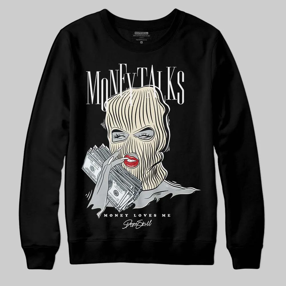 Reverse Metallic 5s DopeSkill Sweatshirt Money Talks Graphic sold by DopeSkill product image thumbnail 2