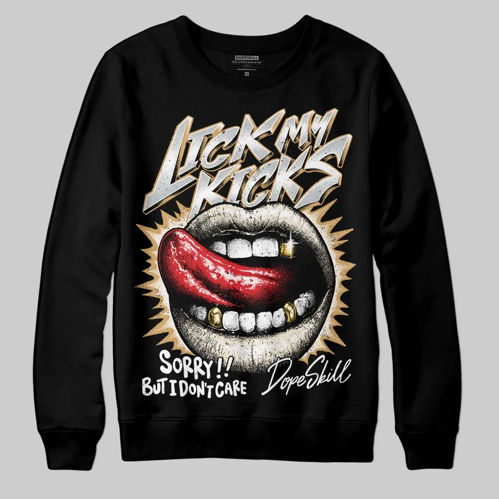 Reverse Metallic 5s DopeSkill Sweatshirt Lick My Kicks Graphic sold by DopeSkill product image thumbnail 2