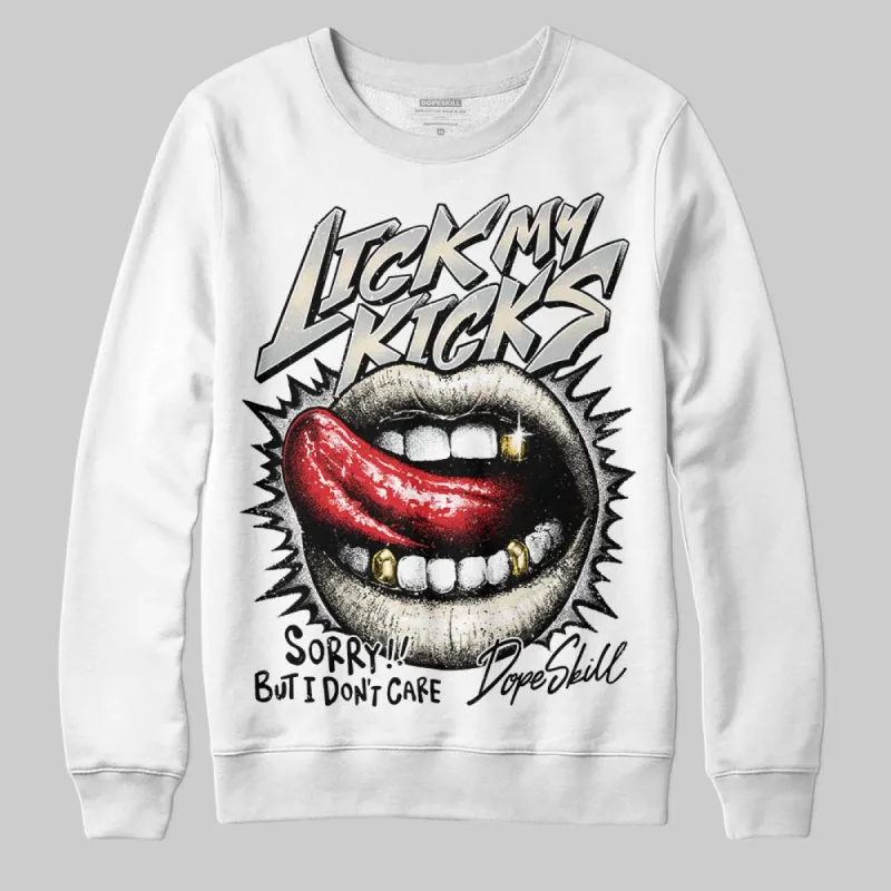 Reverse Metallic 5s DopeSkill Sweatshirt Lick My Kicks Graphic sold by DopeSkill
