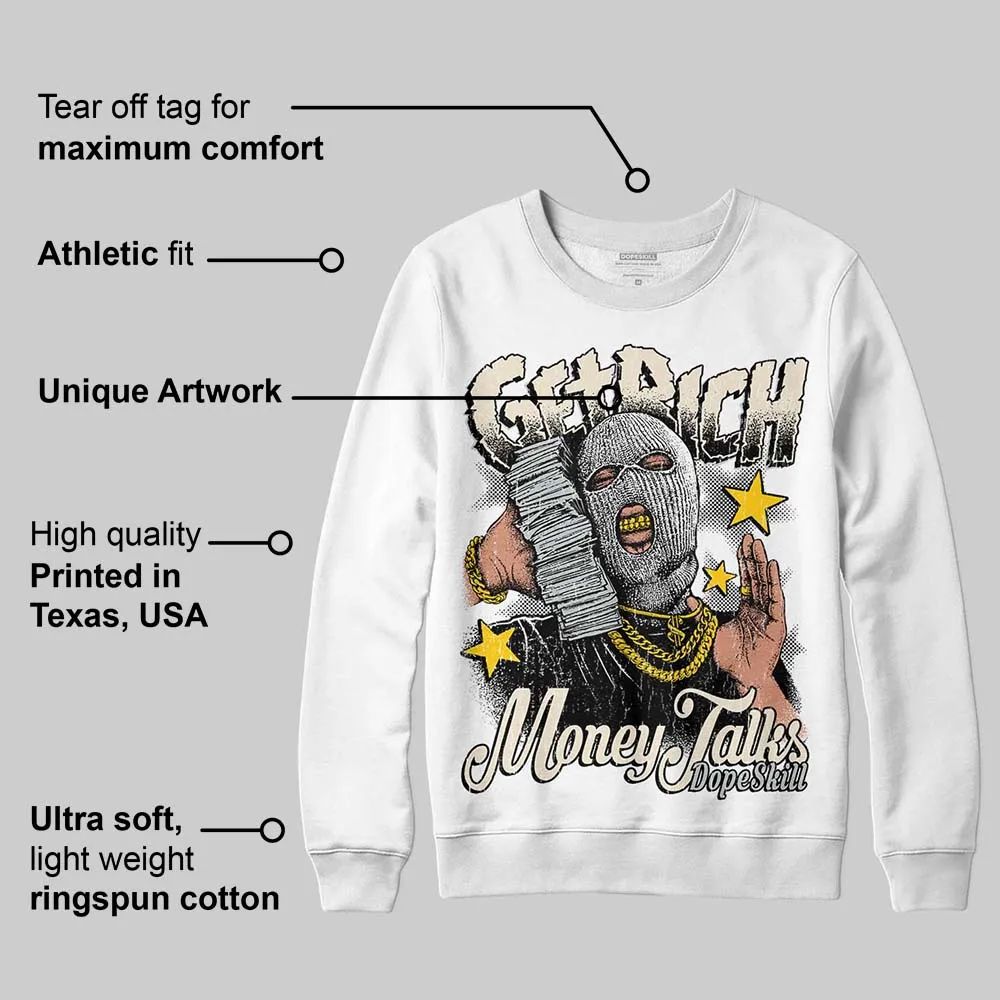 Reverse Metallic 5s DopeSkill Sweatshirt Get Rich Graphic sold by DopeSkill product image thumbnail 3