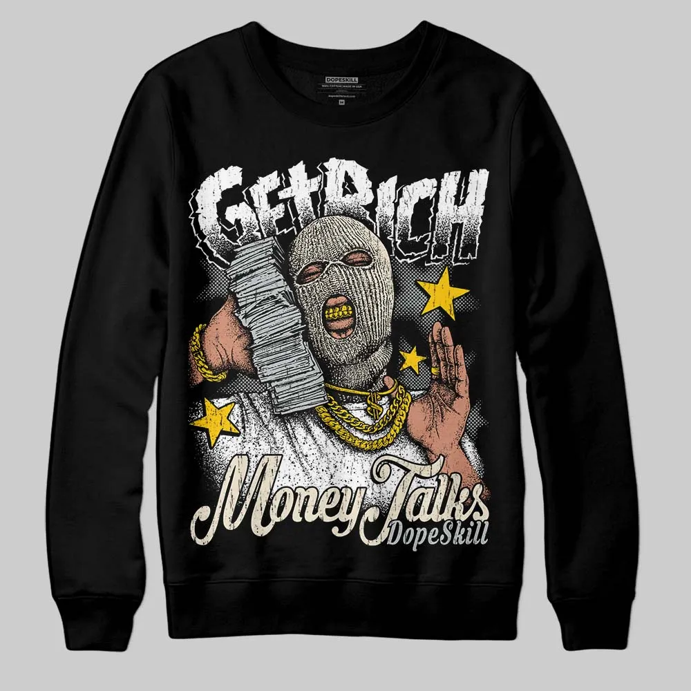 Reverse Metallic 5s DopeSkill Sweatshirt Get Rich Graphic sold by DopeSkill product image thumbnail 2