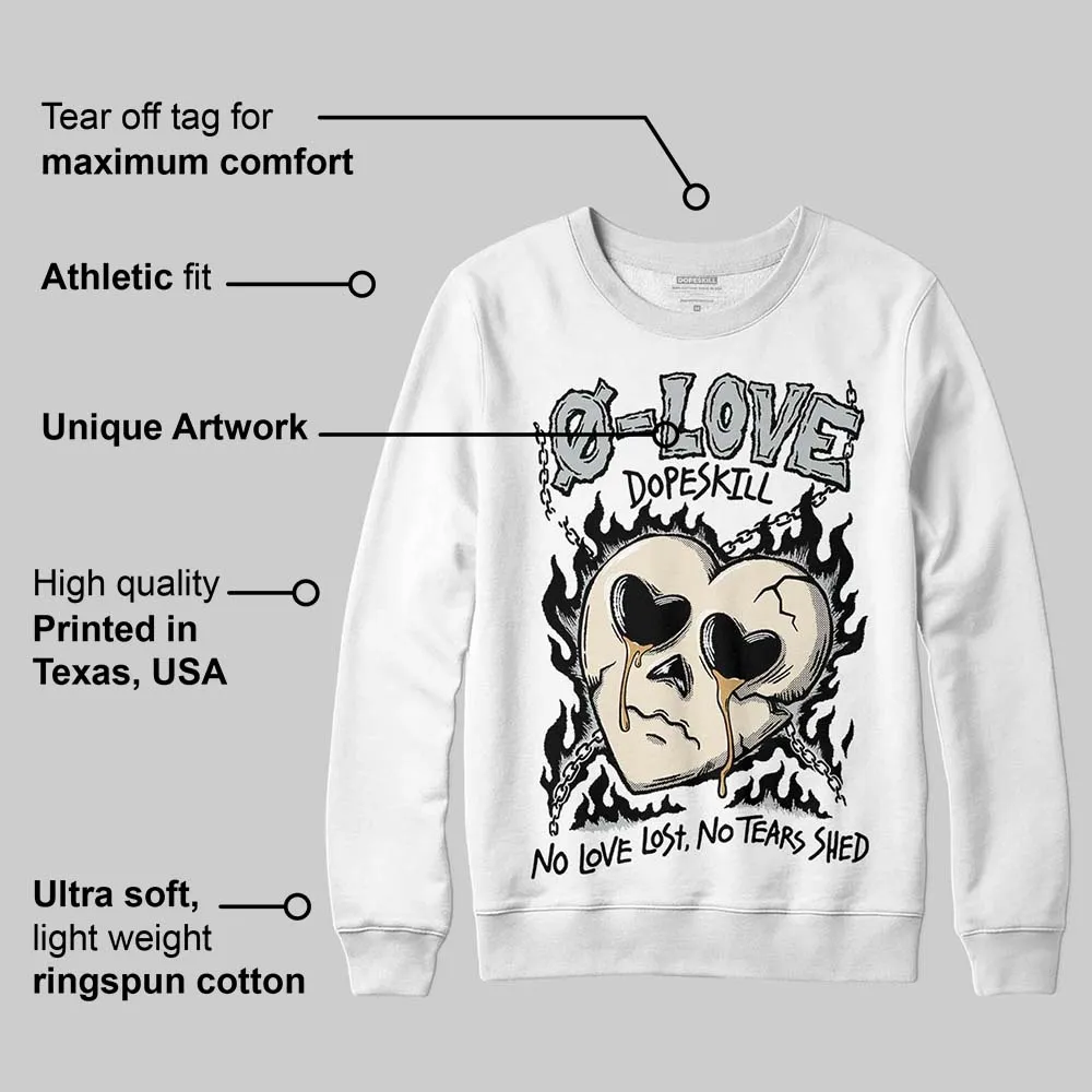 Reverse Metallic 5s DopeSkill Sweatshirt Crying Heart Graphic sold by DopeSkill product image thumbnail 3