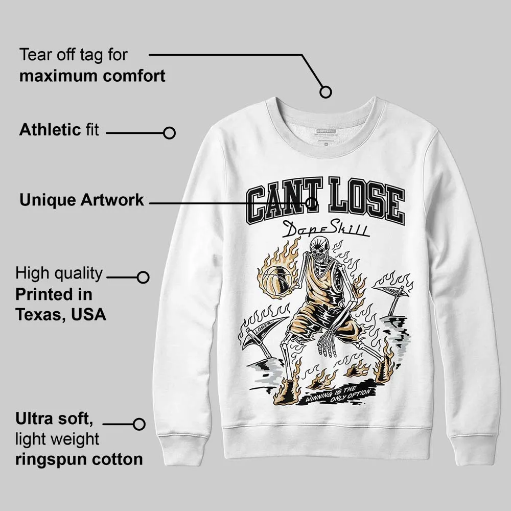 Reverse Metallic 5s DopeSkill Sweatshirt Cant Lose Graphic sold by DopeSkill product image thumbnail 3