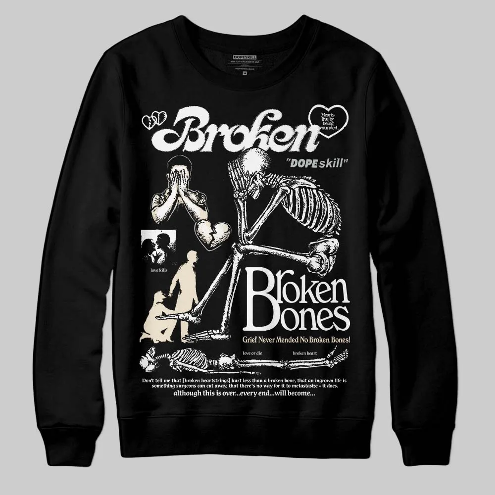 Reverse Metallic 5s DopeSkill Sweatshirt Broken Bones Graphic sold by DopeSkill product image thumbnail 2