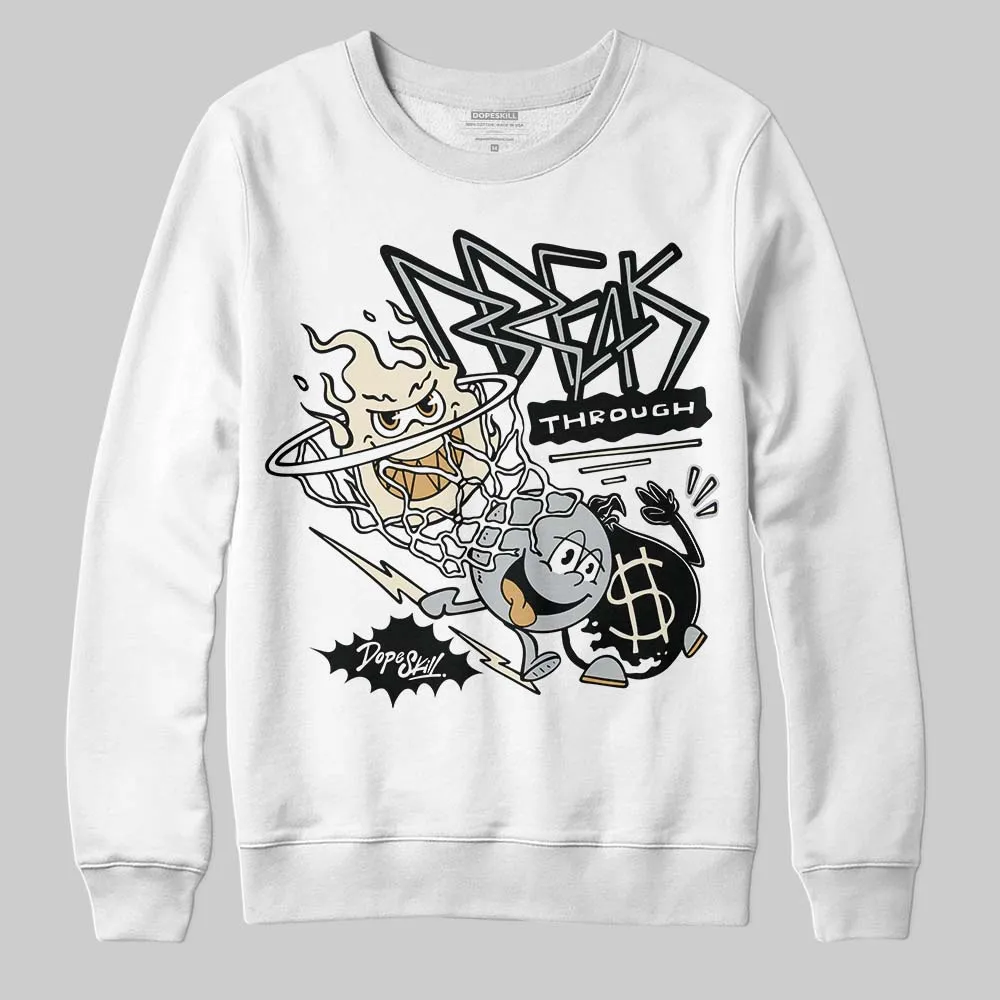 Reverse Metallic 5s DopeSkill Sweatshirt Break Through Graphic sold by DopeSkill
