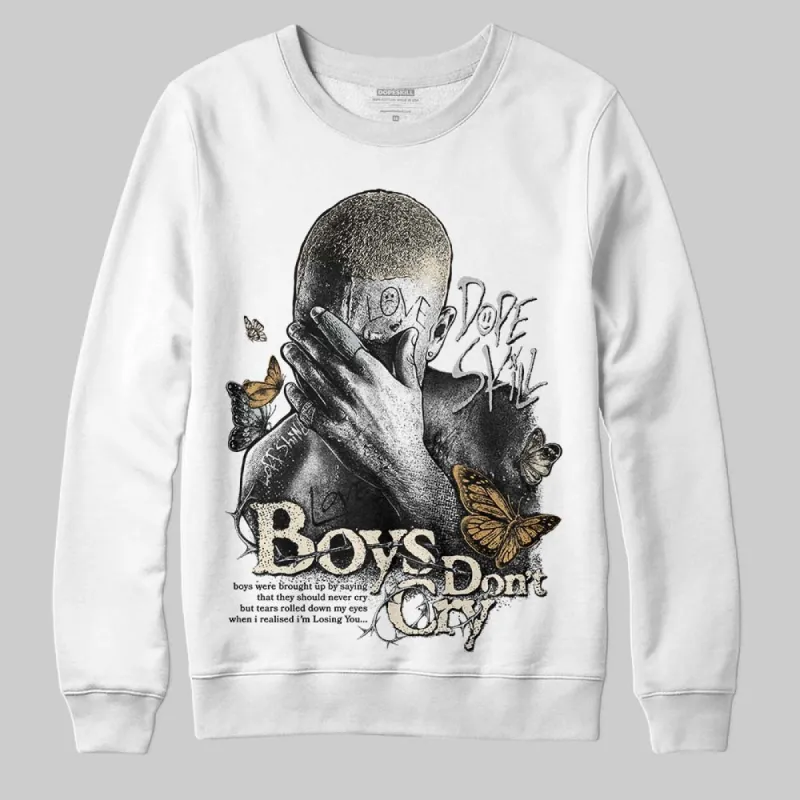 Reverse Metallic 5s DopeSkill Sweatshirt Boys Don't Cry Graphic sold by DopeSkill