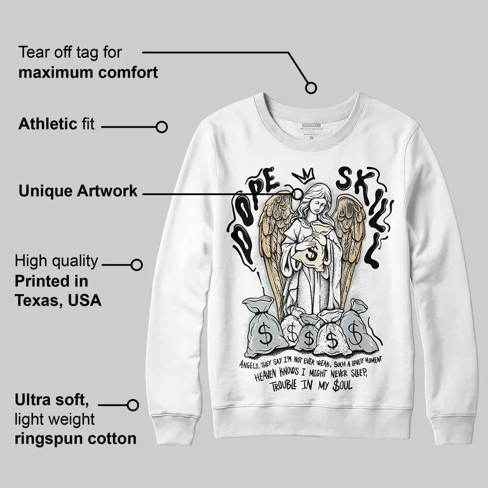 Reverse Metallic 5s DopeSkill Sweatshirt Angels Graphic sold by DopeSkill product image thumbnail 3