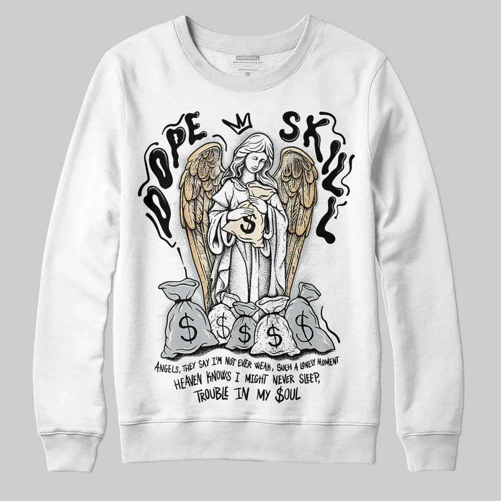 Reverse Metallic 5s DopeSkill Sweatshirt Angels Graphic sold by DopeSkill