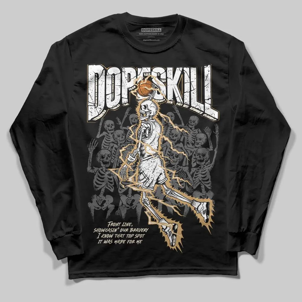 Reverse Metallic 5s DopeSkill Long Sleeve T-Shirt Thunder Dunk Graphic sold by DopeSkill product image thumbnail 2