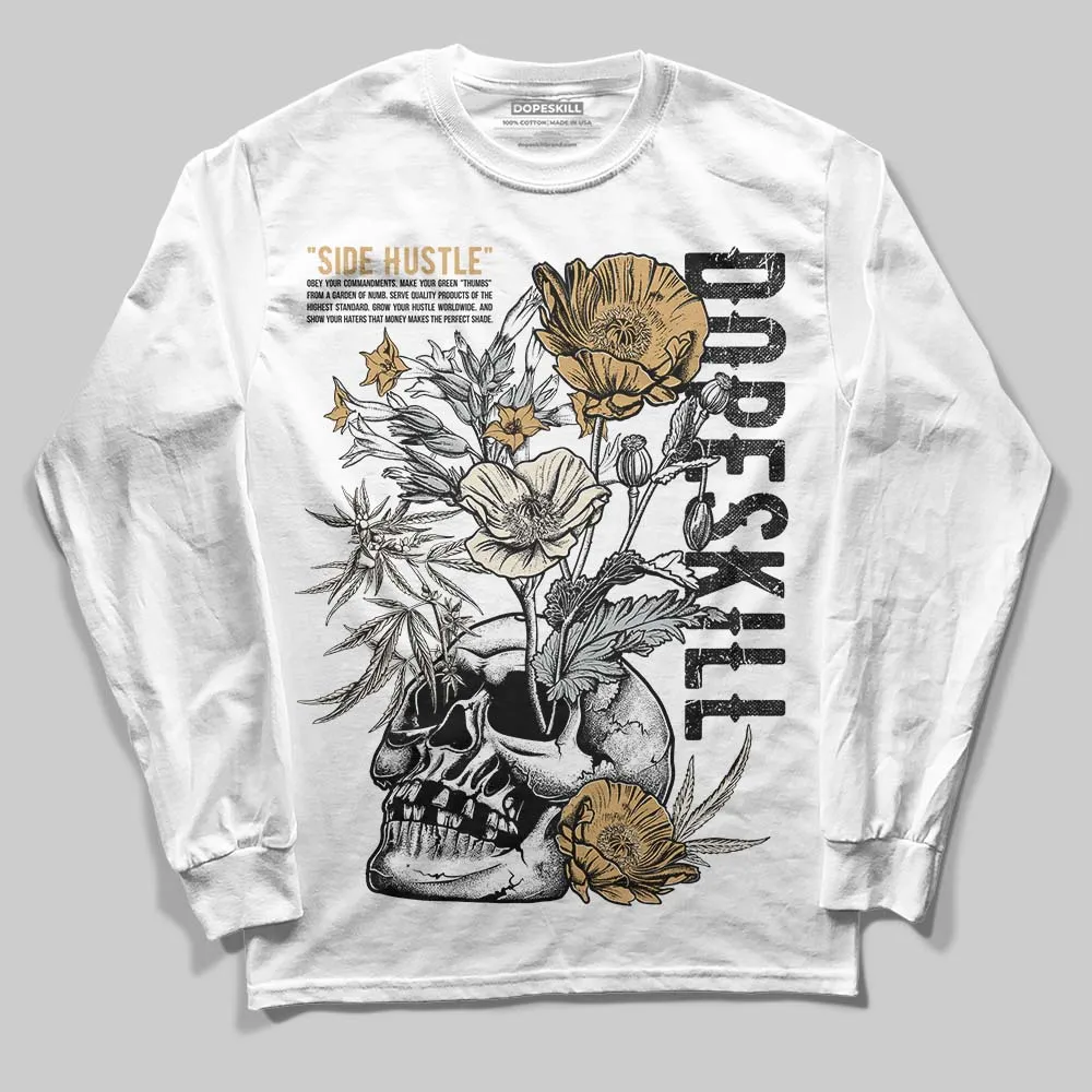 Reverse Metallic 5s DopeSkill Long Sleeve T-Shirt Side Hustle Graphic sold by DopeSkill
