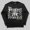 Reverse Metallic 5s DopeSkill Long Sleeve T-Shirt Protect Me From Evil Graphic sold by DopeSkill