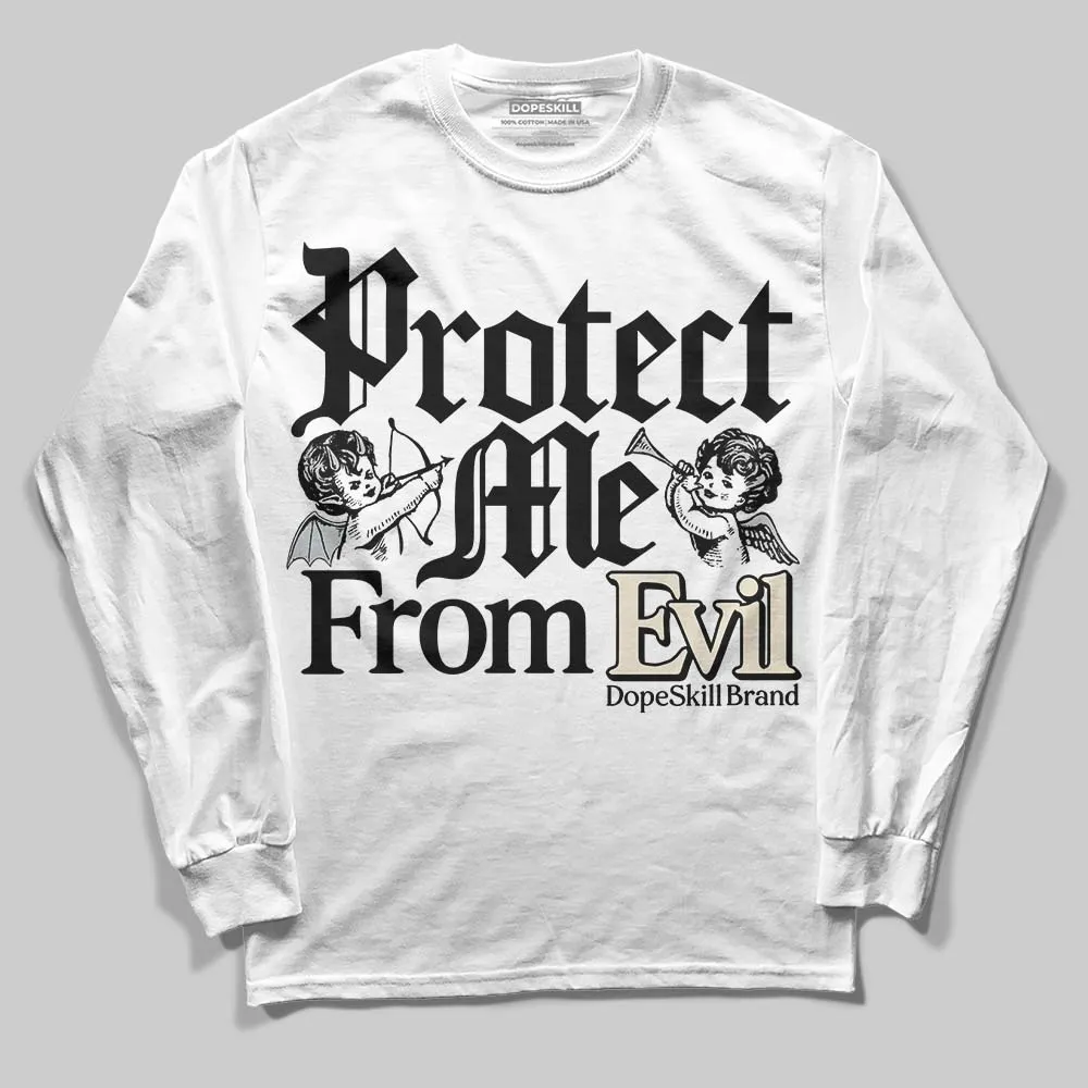 Reverse Metallic 5s DopeSkill Long Sleeve T-Shirt Protect Me From Evil Graphic sold by DopeSkill