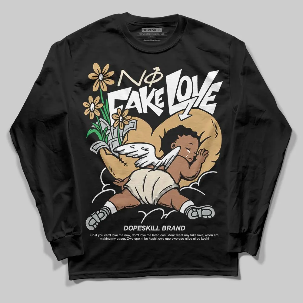 Reverse Metallic 5s DopeSkill Long Sleeve T-Shirt No Fake Love Graphic sold by DopeSkill product image thumbnail 2