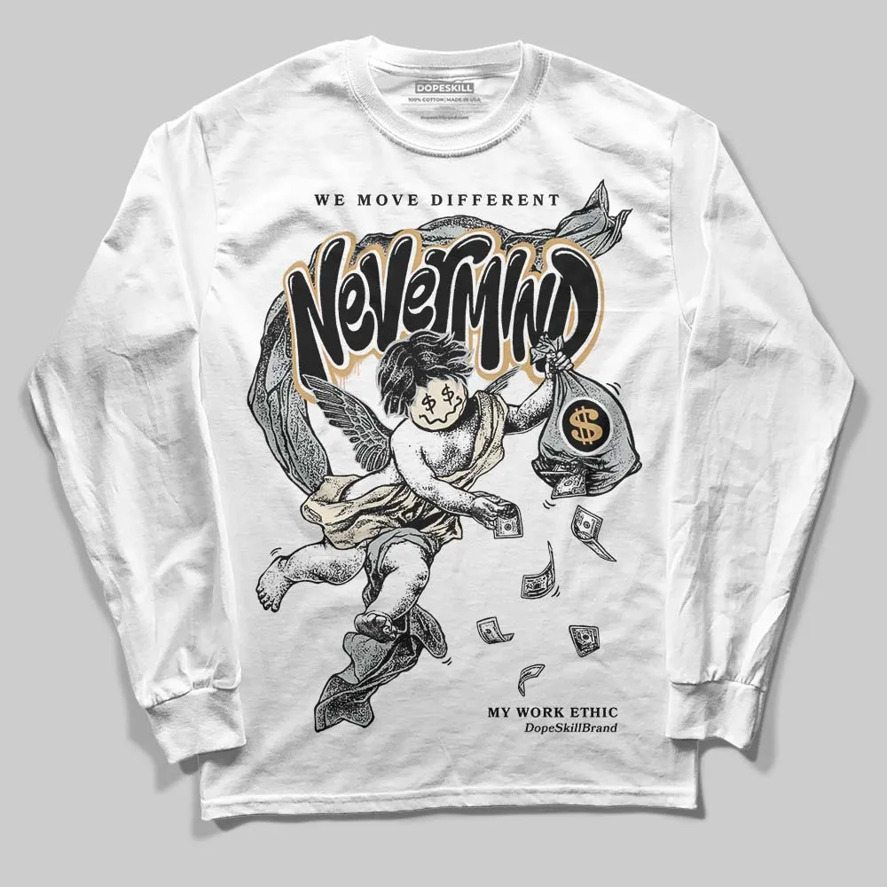 Reverse Metallic 5s DopeSkill Long Sleeve T-Shirt Nevermind Graphic sold by DopeSkill
