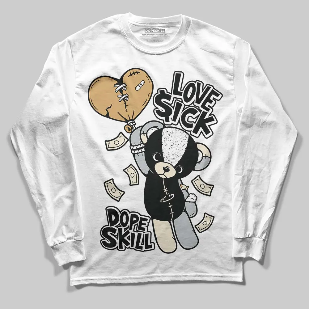 Reverse Metallic 5s DopeSkill Long Sleeve T-Shirt Love Sick Graphic sold by DopeSkill