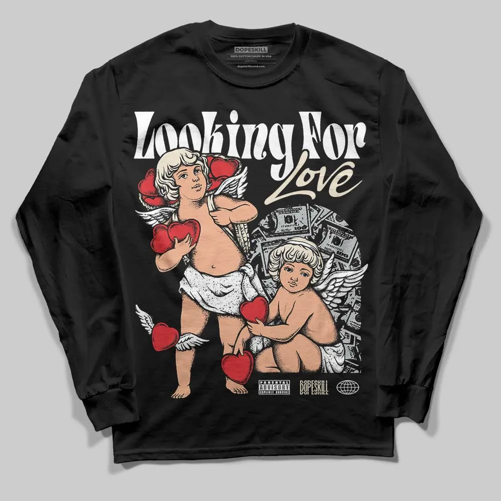 Reverse Metallic 5s DopeSkill Long Sleeve T-Shirt Looking For Love Graphic sold by DopeSkill product image thumbnail 2