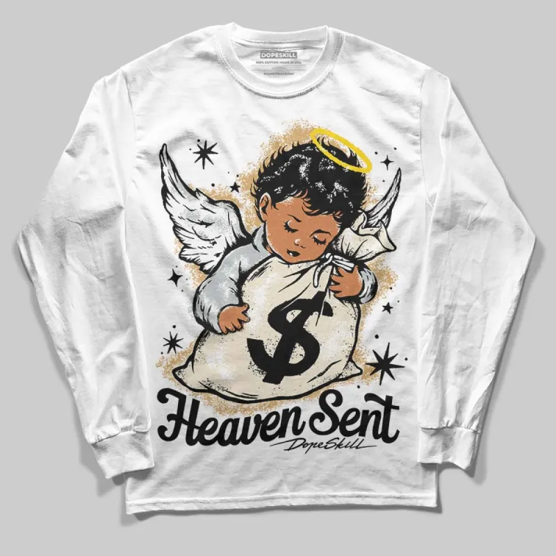 Reverse Metallic 5s DopeSkill Long Sleeve T-Shirt Heaven Sent Graphic sold by DopeSkill