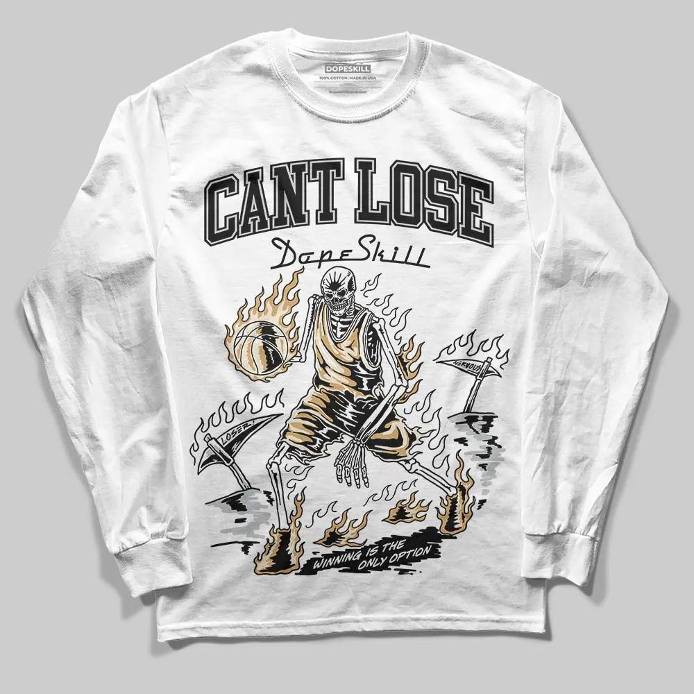 Reverse Metallic 5s DopeSkill Long Sleeve T-Shirt Cant Lose Graphic sold by DopeSkill