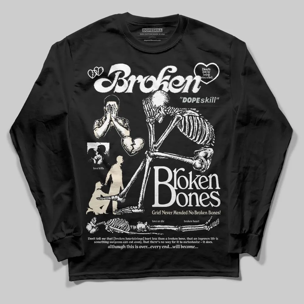 Reverse Metallic 5s DopeSkill Long Sleeve T-Shirt Broken Bones Graphic sold by DopeSkill product image thumbnail 2