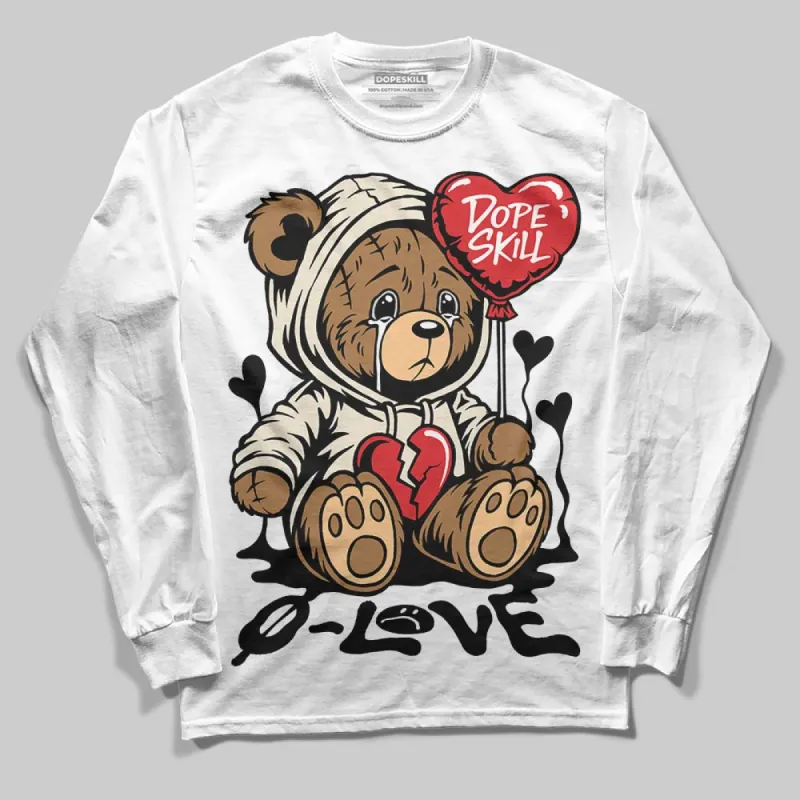 Reverse Metallic 5s DopeSkill Long Sleeve T-Shirt Broken Bear Graphic sold by DopeSkill