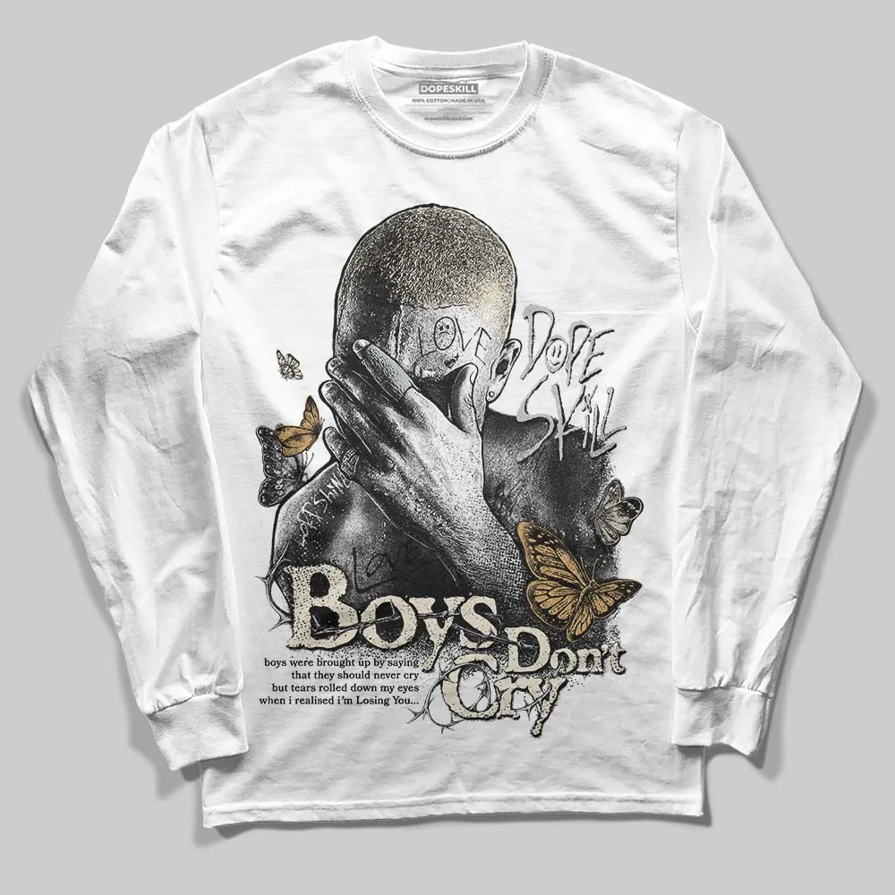 Reverse Metallic 5s DopeSkill Long Sleeve T-Shirt Boys Don't Cry Graphic sold by DopeSkill