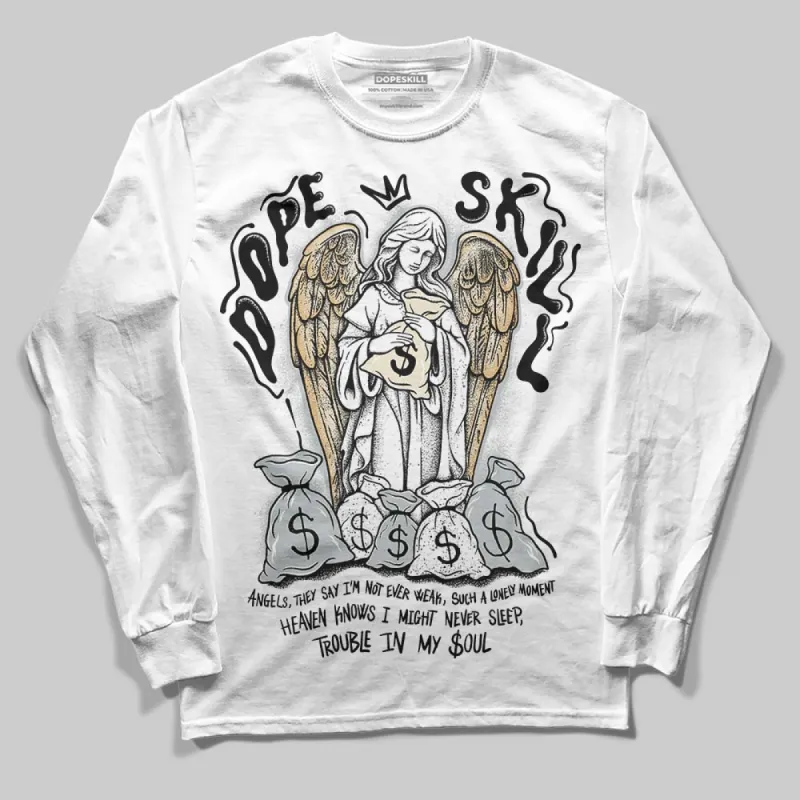 Reverse Metallic 5s DopeSkill Long Sleeve T-Shirt Angels Graphic sold by DopeSkill