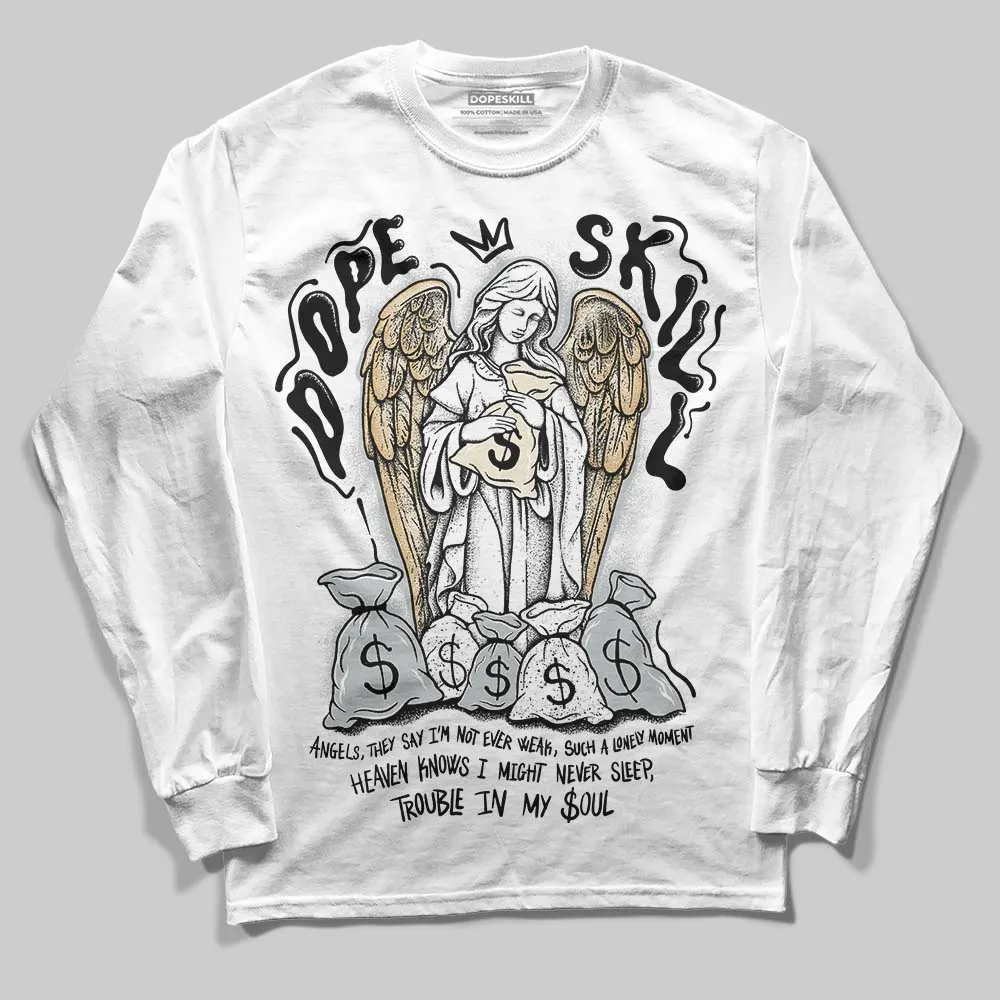 Reverse Metallic 5s DopeSkill Long Sleeve T-Shirt Angels Graphic sold by DopeSkill
