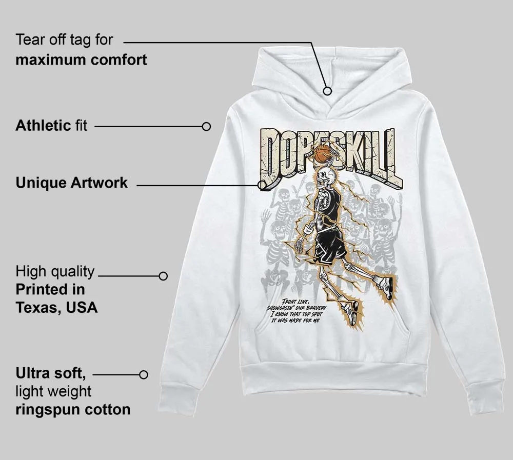 Reverse Metallic 5s DopeSkill Hoodie Sweatshirt Thunder Dunk Graphic sold by DopeSkill product image thumbnail 3