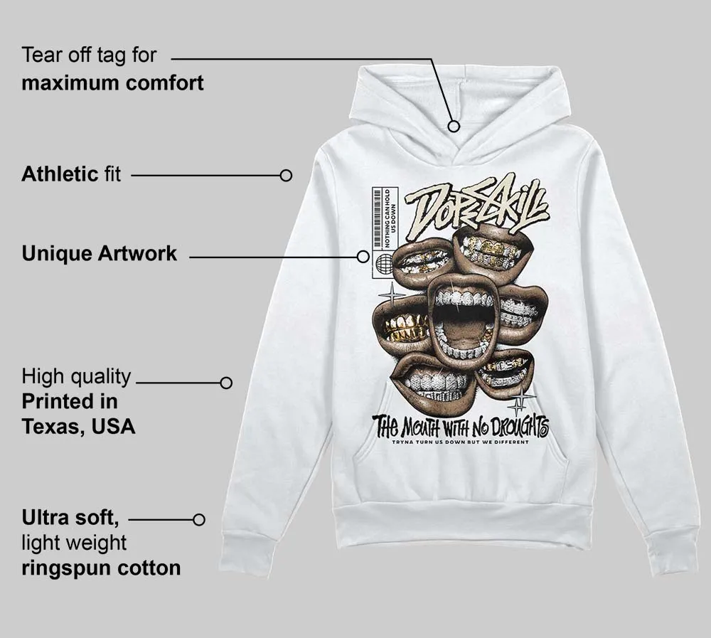 Reverse Metallic 5s DopeSkill Hoodie Sweatshirt The Mouth With No Droughts Graphic sold by DopeSkill product image thumbnail 3