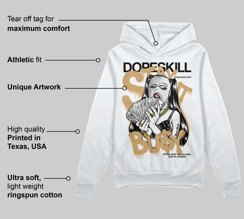 Reverse Metallic 5s DopeSkill Hoodie Sweatshirt Stay It Busy Graphic sold by DopeSkill product image thumbnail 3