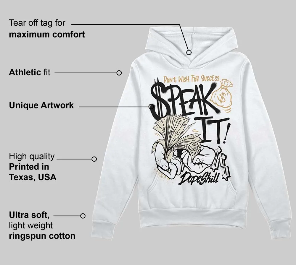 Reverse Metallic 5s DopeSkill Hoodie Sweatshirt Speak It Graphic sold by DopeSkill product image thumbnail 3
