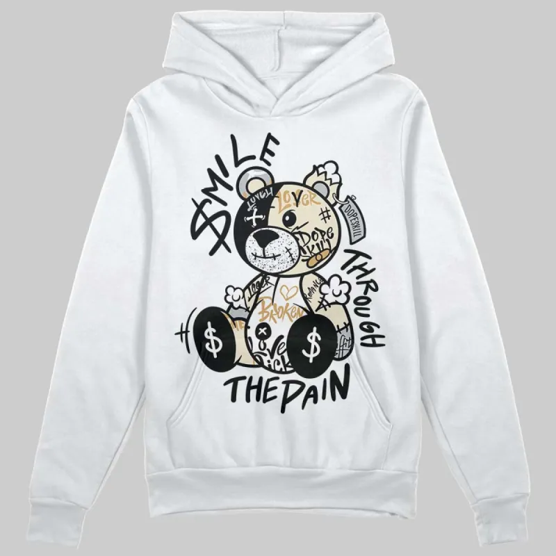 Reverse Metallic 5s DopeSkill Hoodie Sweatshirt Smile Through The Pain Graphic sold by DopeSkill