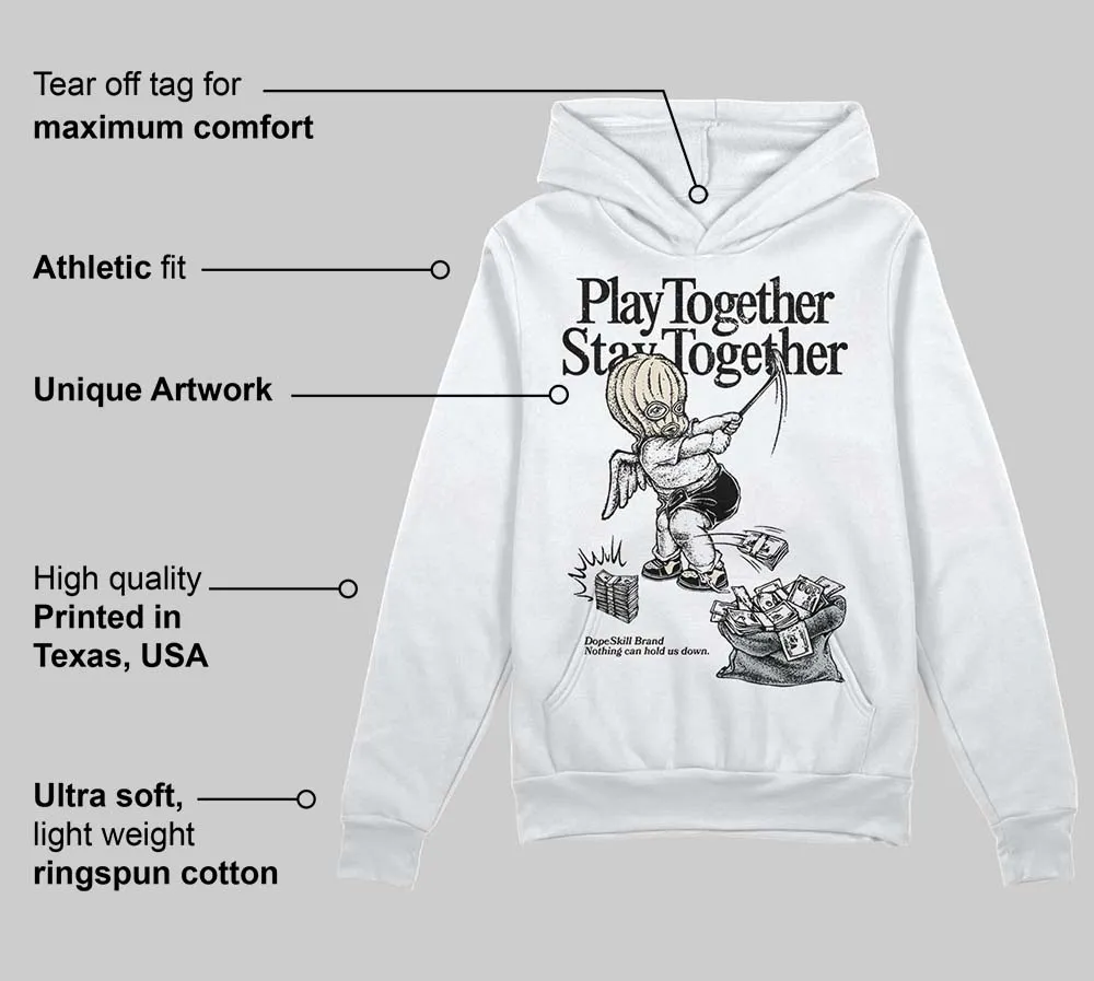 Reverse Metallic 5s DopeSkill Hoodie Sweatshirt Play together, Stay together Graphic sold by DopeSkill product image thumbnail 3