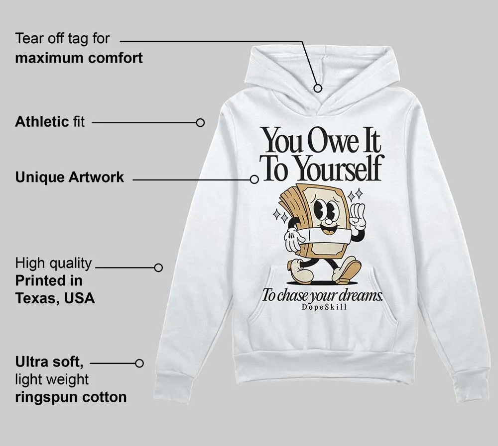 Reverse Metallic 5s DopeSkill Hoodie Sweatshirt Owe It To Yourself Graphic sold by DopeSkill product image thumbnail 3